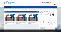 Desktop Screenshot of airport-radom.eu