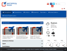 Tablet Screenshot of airport-radom.eu